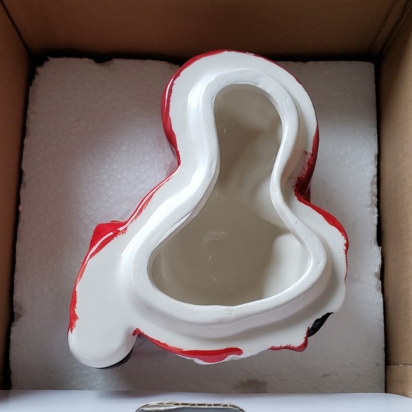 🆕️ Gibson Santa Cookie Jar 2 Piece Stoneware New - Picture 4 of 7